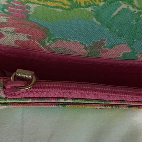 Lilly Pulitzer Pink and Green Floral Wristlet Set - Picture 7 of 7